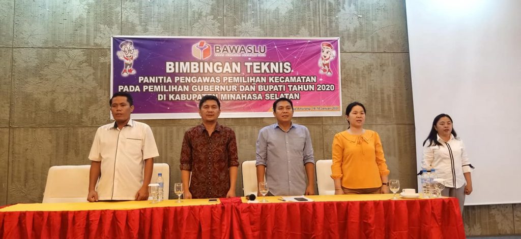 Bawaslu Minsel Gelar Bimtek Panwascam Pilkada 2020