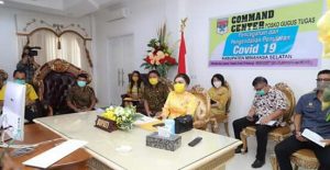 Bupati Minsel Vicon Bersama Kementerian Bahas Covid-19