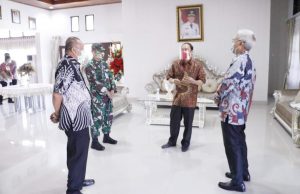 Bupati ROR Terima Kunjungan Dandim dan Dirut BSG