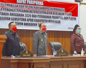 Eksekutif dan Legislatif di Minahasa Sepakati APBD Perubahan 2020