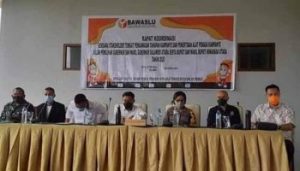 Bawaslu Minut Gelar Rakor Pengawasan Tahapan Kampanye dan Penertiban APK