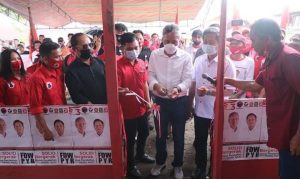Posko Pemenangan di Kecamatan Motoling Diresmikan FDW-PYR
