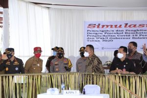 ROR-RD Ikut Saksikan Simulasi Pemungutan dan Penghitungan Suara di TPS Bersama Forkopimda Sulut