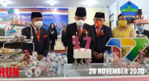 Upacara Memperingati HUT Ke-17 Kabupaten Minut