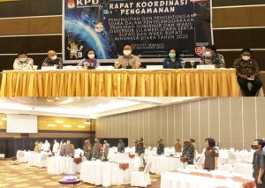 Dihadapan Forkopimda Minut, KPU RI Tegaskan Protokoler Kesehatan 09 Desember Nanti