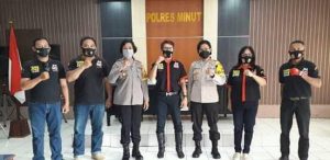 Bersama Polri dan TNI Manguni Team 123 Lovers Minut Bantu Amankan Malam Tahun Baru 2021