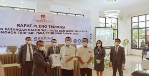 Selangkah lagi untuk Tomohon Hebat, CSWL Ditetapkan KPU Sebagai Walikota dan Wakil Walikota Terpilih
