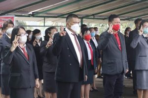 Bupati Mitra Lantik 60 Pejabat di Rimba Kalait