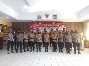 Diserahterimakan Jabatan Wakapolres dan Pejabat Utama