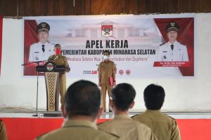 Pimpin Apel Kerja Perdana, Bupati Wongkar Ingatkan ASN Dukung Perubahan Minsel untuk Lebih Maju