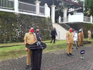 Bupati Joune Ganda Pimpin Apel Perdana