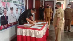 ASN Diskominfo Minahasa Teken Pakta Integritas
