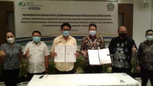 Pemkab Sangihe dan BPJS Tandatangani NKPKS, Ribuan Pekerja Formal dan Informal Diakomodir