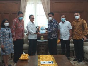 Temui Wamenlu, Bupati Gaghana Bahas Kerjasama di Bidang Perikanan