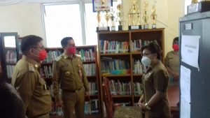 Bupati dan Wakil Bupati Minut JG-KWL Lakukan Sidak Dinas Perpustakaan dan Kearsipan