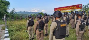 Sat Brimob Polda Sulut Reyen Kebun Raya Megawati Soekarnoputri jadi Tempat Latihan