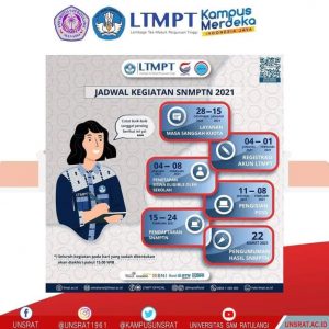 Mau Ikut Jalur SNMPTN 2021 di UNSRAT? Ini Jadwal Penting Tahapan Pendaftaran