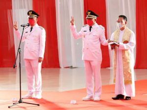 Hari ini, Pemimpin Baru Kota Tomohon CS-WL Dilantik jadi Walikota dan Wakil Walikota