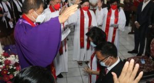 Ibadah Pengutusan Walikota dan Ketua TPKK Tomohon