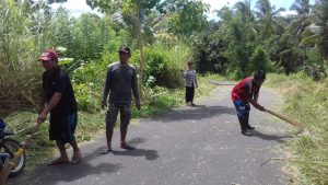 Tunjang Even Nasional Duathlon Pemerintah dan Masyarakat Kampung Ambong Bersih Jalan
