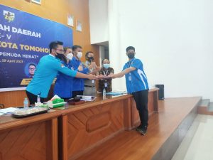 Musda ke-V KNPI Tomohon Digelar. Karlheinz Senduk Terpilih sebagai Ketua