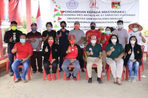 Desa Ampreng Dilaunching Bupati ROR jadi Desa Binaan Fakultas Pertanian Unsrat