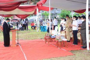 Rektor dan Gubernur Hadiri Peletakan Batu Pertama Pembangunan Gereja Kampus Unsrat