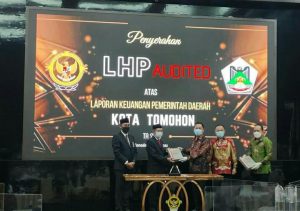 WTP ke-8, Walikota Senduk Optimis Pengelolaan Keuangan di Tomohon Lebih Baik