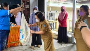 Ketua TP PKK Kota Bitung Gencar Ingatkan Prokes COVID-19