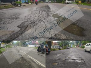 Berlubang dan Bergelombang, Jalan Nasional di Bitung Dikeluhkan