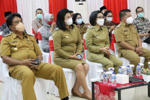 Bupati Sangihe Hadiri Rapat Evaluasi dan Penyampaian Hasil Akhir Pengawasan Pilkada Tahun 2020