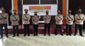 Gelar Sertijab Kabag Ops dan Kapolsek, Kapolres Tomohon Ingatkan agar Jangan Sombong dan Jangan Sakiti Hati Masyarakat