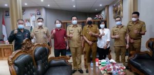 Audiensi dengan Pokja PKP Kota Tomohon dan Tim Kotaku. CSWL: Dana Harus Tepat Sasaran