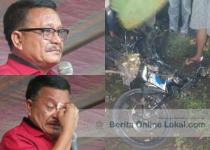 Laka Lantas di Danowudu Renggut Empat Nyawa Remaja, Wali Kota Bitung Teteskan Air Mata