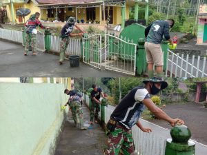 Satgas TMMD Kodim 1310/Bitung Terus “Percantik” Rumah Ibadah