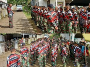 Cek Kesiapan, Satgas TMMD ke-111 Kodim 1310/Bitung Gelar Apel