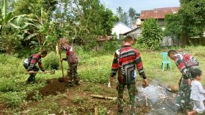 Peduli Terhadap Lingkungan, Ini Yang Dilakukan Satgas TMMD ke-111 Kodim 1310/Bitung