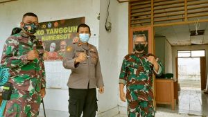 Sambangi Posko TMMD ke-111, Ini Kata Kapolsek Ranowulu