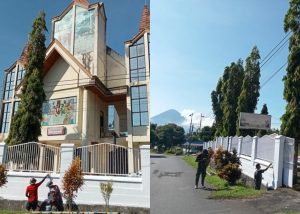 Pengecatan Gereja Eben Haezar Masuk Tahap Finishing