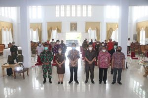 Walikota Hadiri Rapat Forkopimda dan Ormas se-Kota Tomohon
