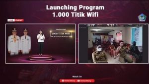 Bitung Kota Digital, MM-HH Launching 1000 Titik Wifi