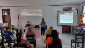 Satgas TMMD Kodim 1310/Bitung Gelar Penyuluhan Agama