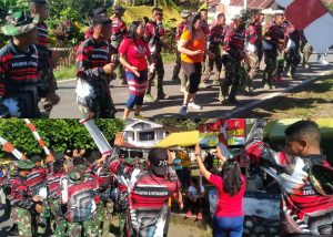 Senam Zumba Gugah Semangat Satgas TMMD Kodim 1310/Bitung