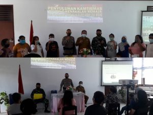 Satgas TMMD ke-111 Kodim 1310/Bitung Gelar Penyuluhan Kamtibmas