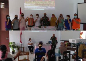 Satgas TMMD Kodim 1310/Bitung Beri Penyuluhan Bahaya Terorisme dan Paham Radikalisme