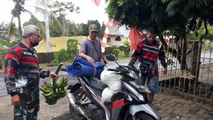 Sambangi Posko TMMD Kodim 1310/Bitung, Novy Bawa Hasil Kebun
