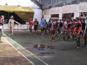 Evaluasi, Satgas TMMD ke-111 Kodim 1310/Bitung Gelar Apel Pagi