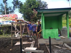 Dua Poskamling Bakal Dilengkapi Bak Sampah
