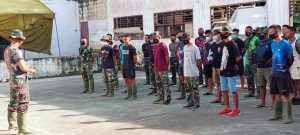 Apel Pagi Satgas TMMD Kodim 1310/Bitung Guna Optimalkan Kegiatan