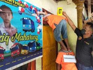 Polres Sangihe Gelar Rekonstruksi Kasus Pencurian di Raku, Residivis Kembali Jadi Tersangka